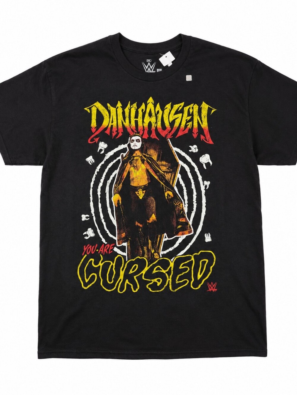 WWE Danhausen Black T-Shirt XL 🔥 NEW 🆕 Wrestling Shirt 🏆 You Are Cursed